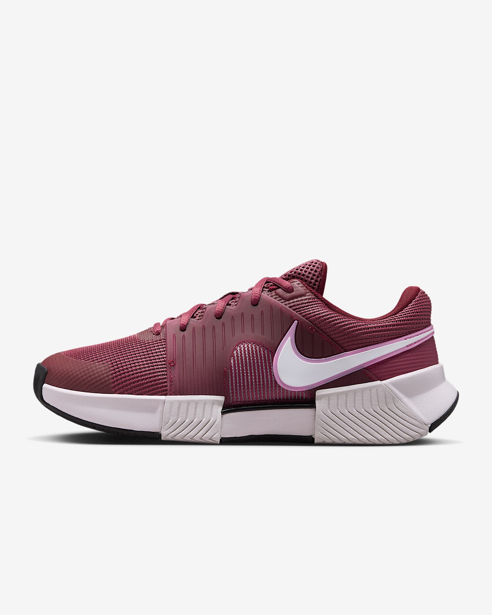 Nike GP Challenge 1.5 Hartplatz-Tennisschuh (Damen) – Pink Smoke/Vast Grey/Schwarz/Weiß