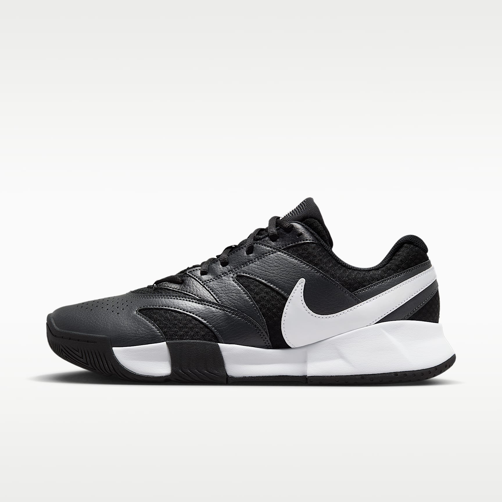 NikeCourt Lite 4 Herren-Tennisschuh – Schwarz/Anthracite/Weiß