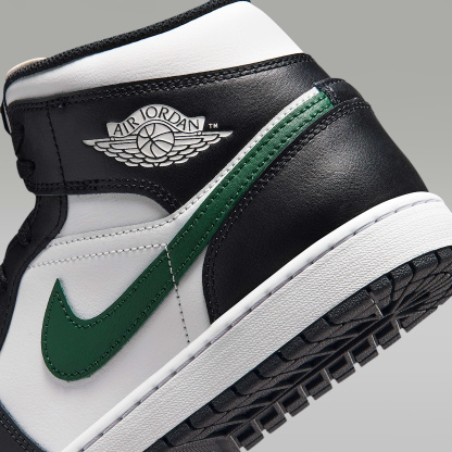 Air Jordan 1 Mid Herrenschuh – Schwarz/Gorge Green/Summit White