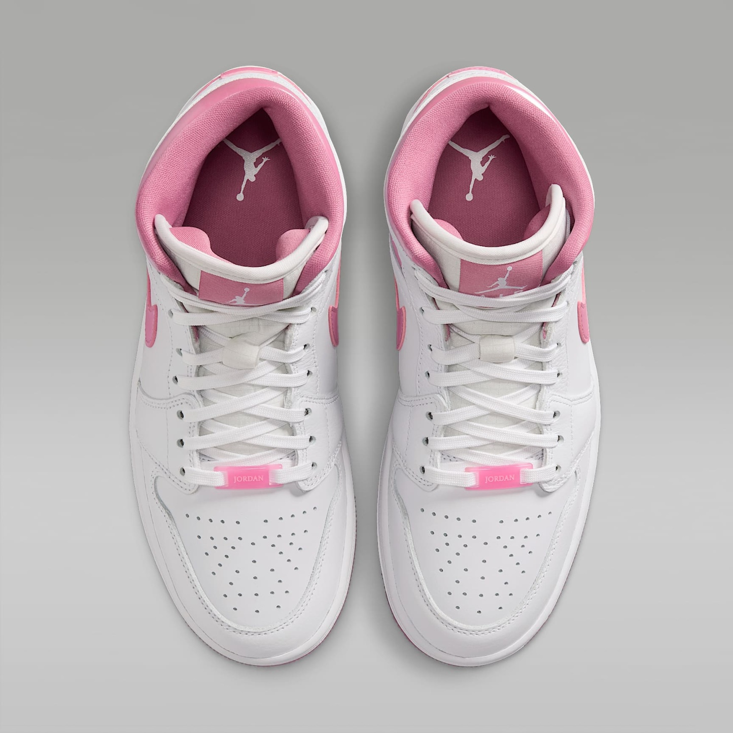 Air Jordan 1 Mid SE Schuh (Damen) – Weiß/Desert Berry
