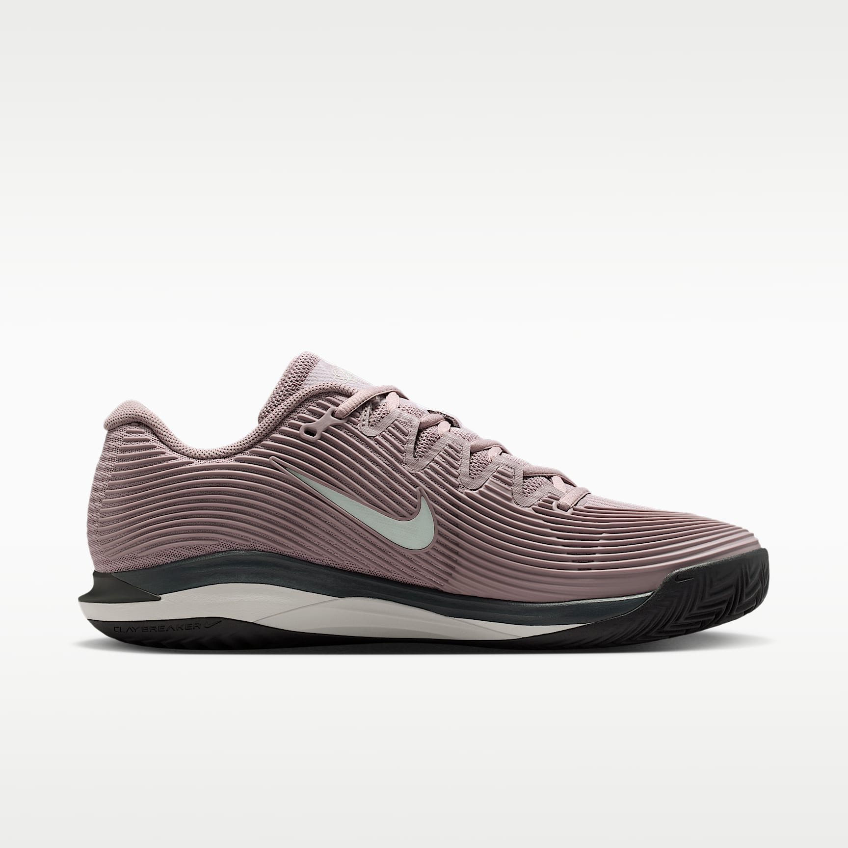 Nike Zoom Vapor 12 PRM Tennisschuhe für Clay Courts (Herren) – Light Violet Ore/Anthracite/Vast Grey/Barely Green
