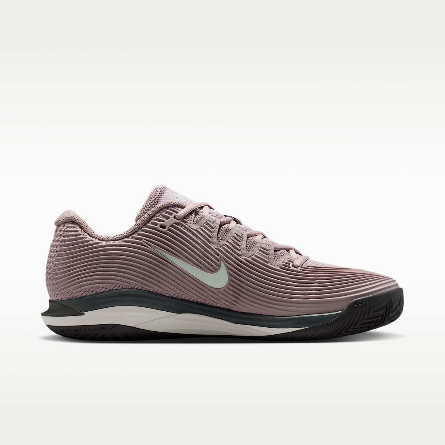 Nike Zoom Vapor 12 PRM Tennisschuhe für Clay Courts (Herren) – Light Violet Ore/Anthracite/Vast Grey/Barely Green