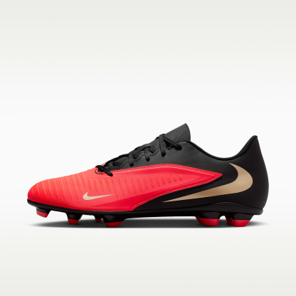 Nike Phantom 6 Low Club Fußballschuh für verschiedene Böden – Bright Crimson/Schwarz/Blur