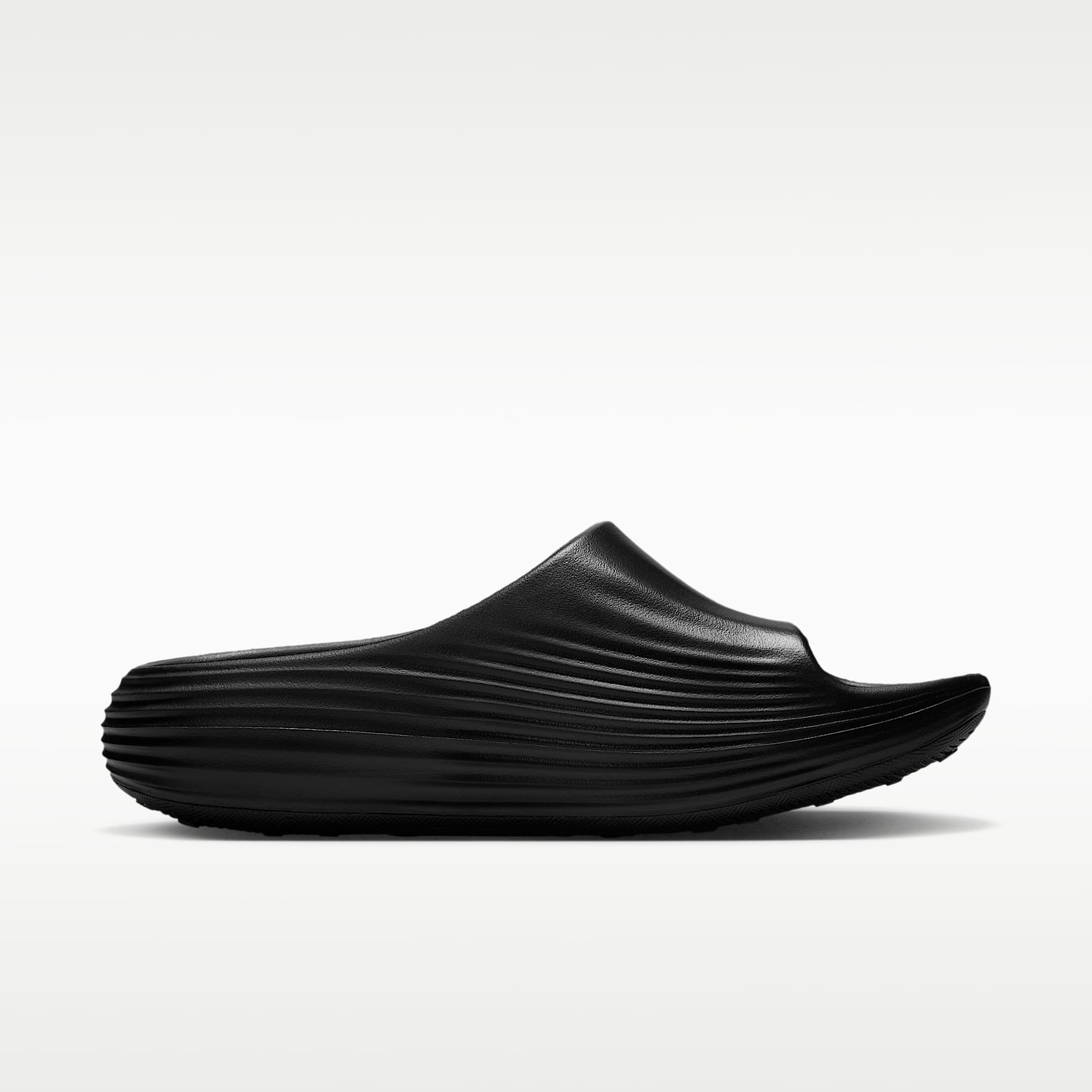 Nike ReactX Rejuven8 Slides (Damen) – Schwarz/Schwarz/Schwarz