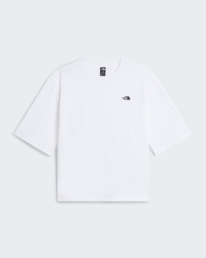 TNF™ Essential Simple Dome Boxy T-Shirt mit lockerer Passform Damen – TNF White