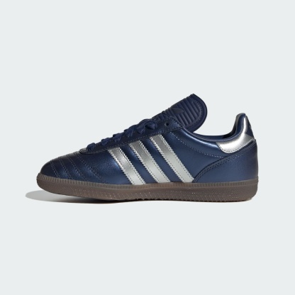 SAMBA JP SCHUH – Dark Blue / Silver Metallic / Gum – KI0540