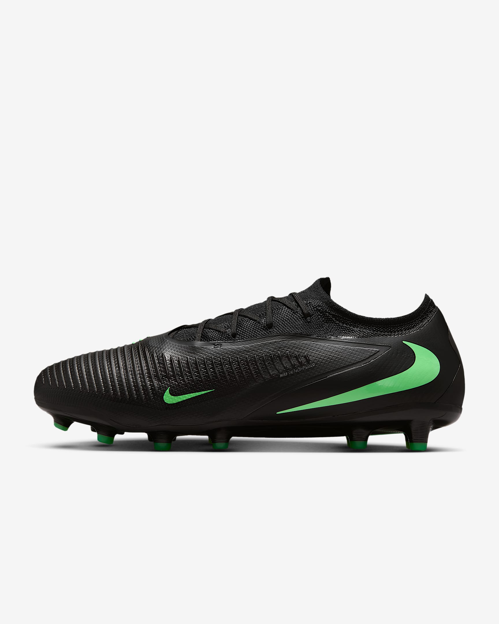 Nike Phantom 6 Low Pro Fußballschuh für Kunstrasen – Schwarz/Schwarz/Illusion Green