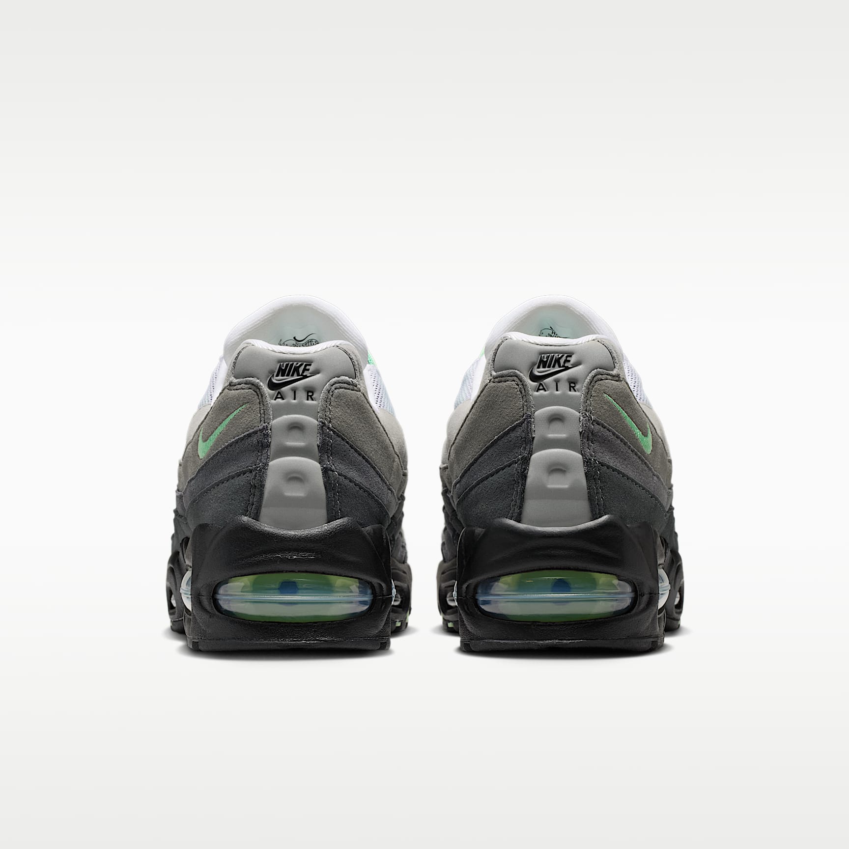 Nike Air Max 95 Big Bubble Schuh (Damen) – Schwarz/Weiß/Medium Grey/Fresh Mint
