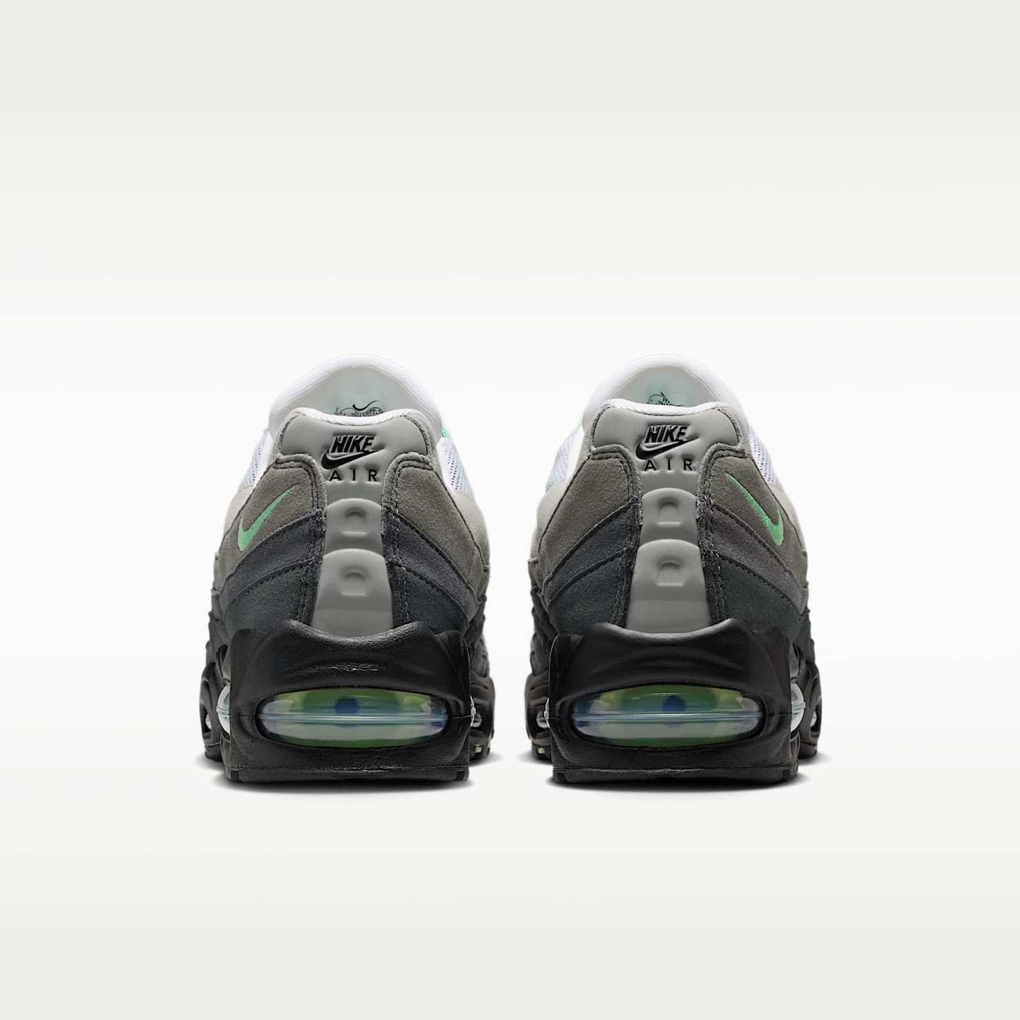 Nike Air Max 95 Big Bubble Schuh (Damen) – Schwarz/Weiß/Medium Grey/Fresh Mint
