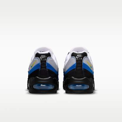 Nike Air Max 95 Big Bubble Schuh (Herren) – Weiß/Schwarz/Reflect Silver/Royal Blue