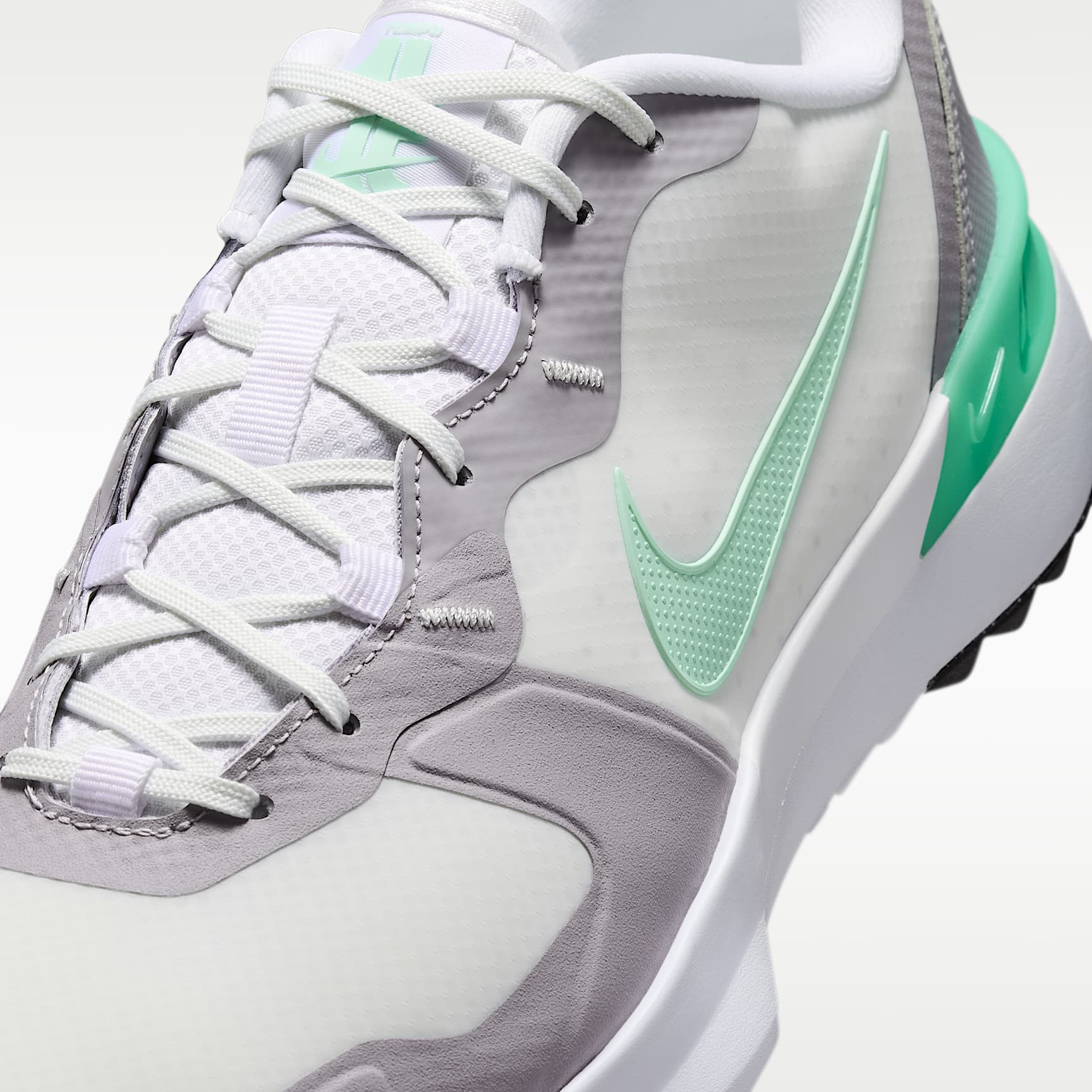Nike Tempo G Golfschuh – Weiß/Pewter/Schwarz/Mint Foam