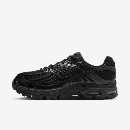 Nike Air Max Moto 2K Schuh mit reflektierenden Akzenten (Damen) – Schwarz/Iron Grey/Metallic Silver/Schwarz