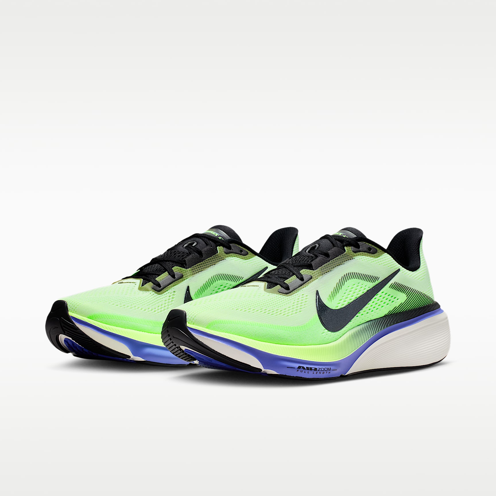 Nike Pegasus 42 Straßenlaufschuh (Herren) – Volt Tint/Sapphire/Lime Blast/Black Spruce