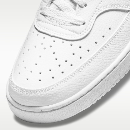 Nike Court Vision Low Next Nature Herrenschuh – Weiß/Weiß/Schwarz