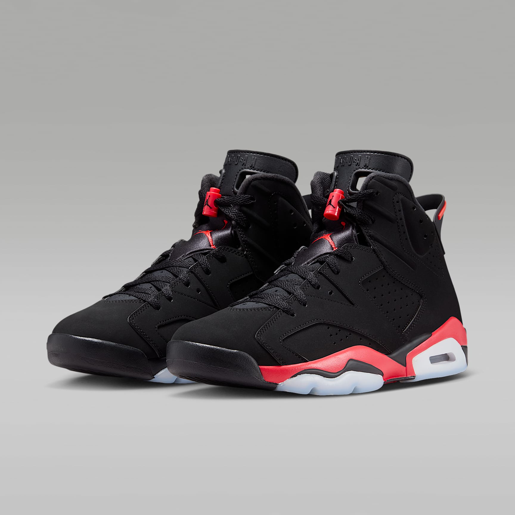 Air Jordan 6 Retro Herrenschuh – Schwarz/Light Crimson