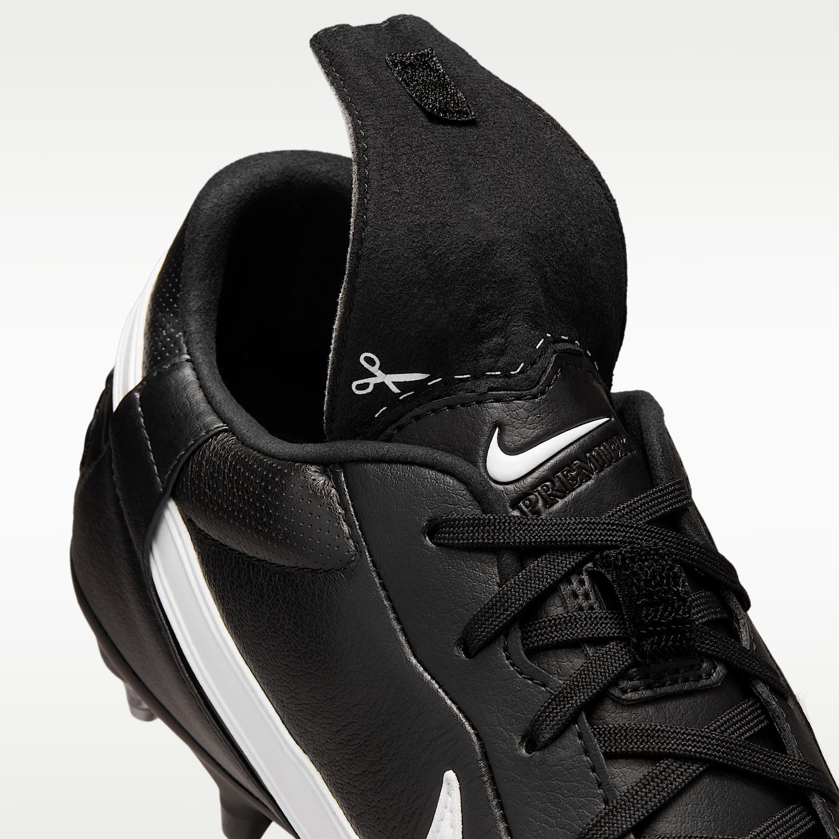 Nike Premier 3 SG-Pro Low-Top-Fußballschuh – Schwarz/Weiß