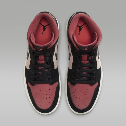 Air Jordan 1 Mid Schuh (Damen) – Particle Beige/Canyon Rust/Sail/Schwarz