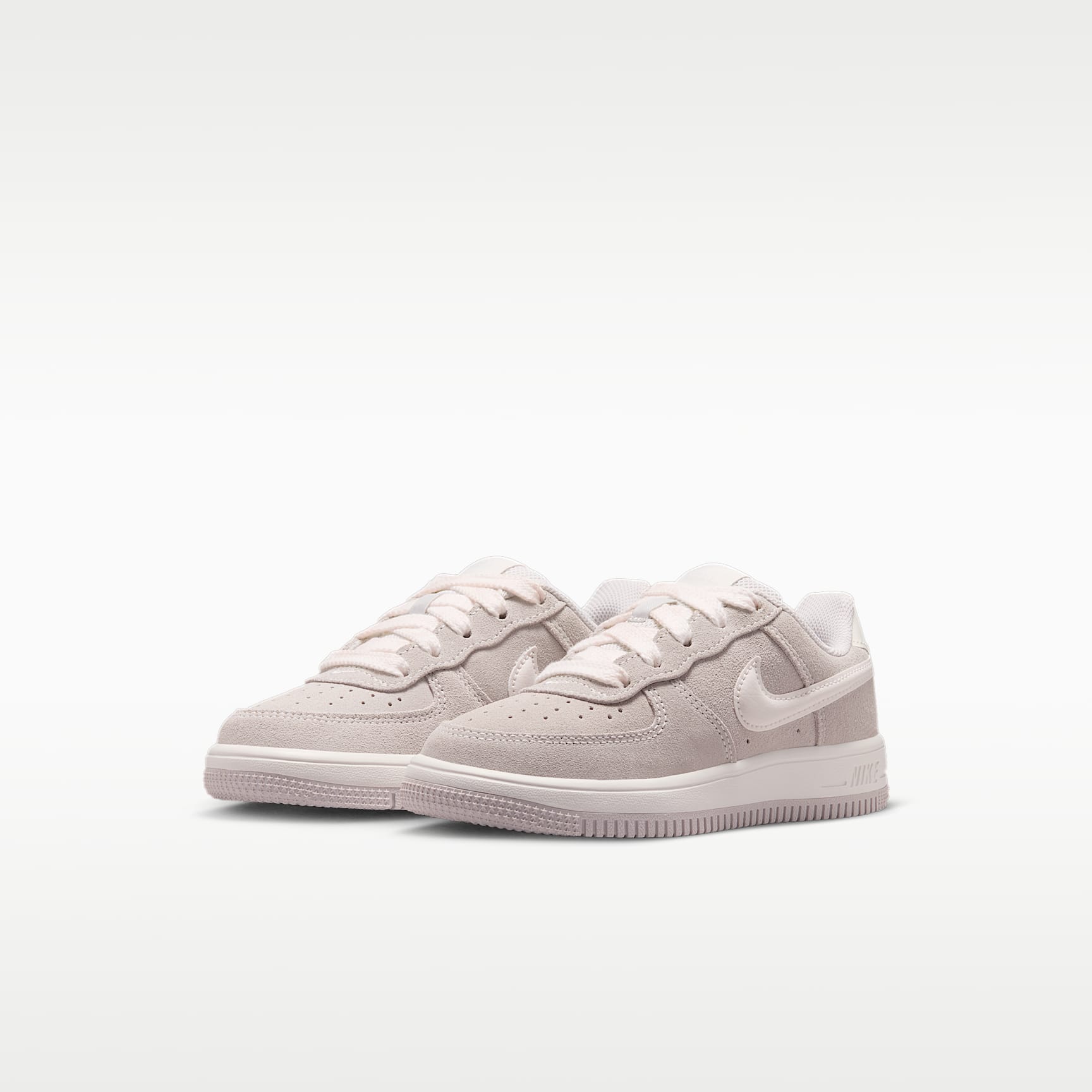 Nike Force 1 Low Schuh (jüngere Kinder) – Vast Grey/Sail
