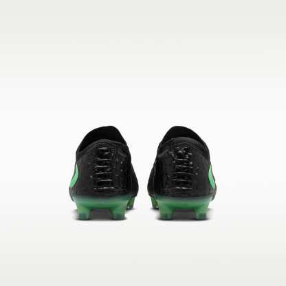 Nike Phantom 6 Low Elite Fußballschuh für normalen Rasen – Schwarz/Schwarz/Illusion Green