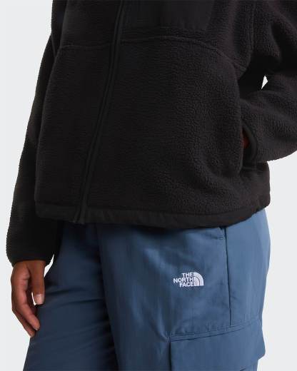 Yumiori Off-Peak Fleecejacke mit durchgehendem RV für Damen – TNF Black