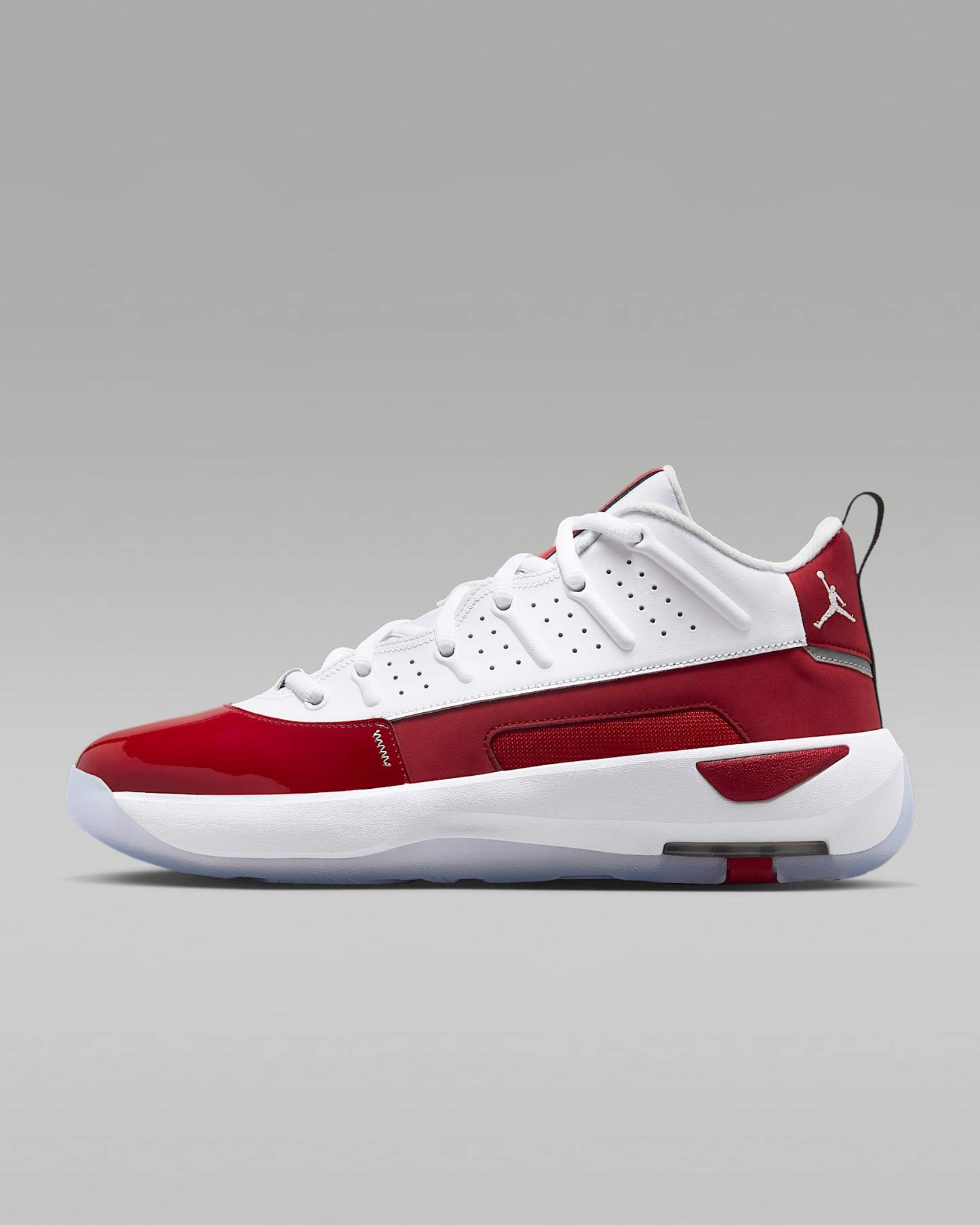 Jordan Max Aura 7 Schuh (Herren) – Weiß/Gym Red/Schwarz/Weiß