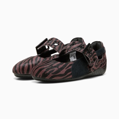Speedcat Ballet Dress-Up Tiger-Print Sneakers Damen - Rich Cocoa-PUMA Black