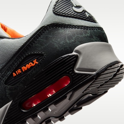 Nike Air Max 90 Premium Schuh (Herren) – Multi-Color/Multi-Color/Hyper Crimson/Schwarz