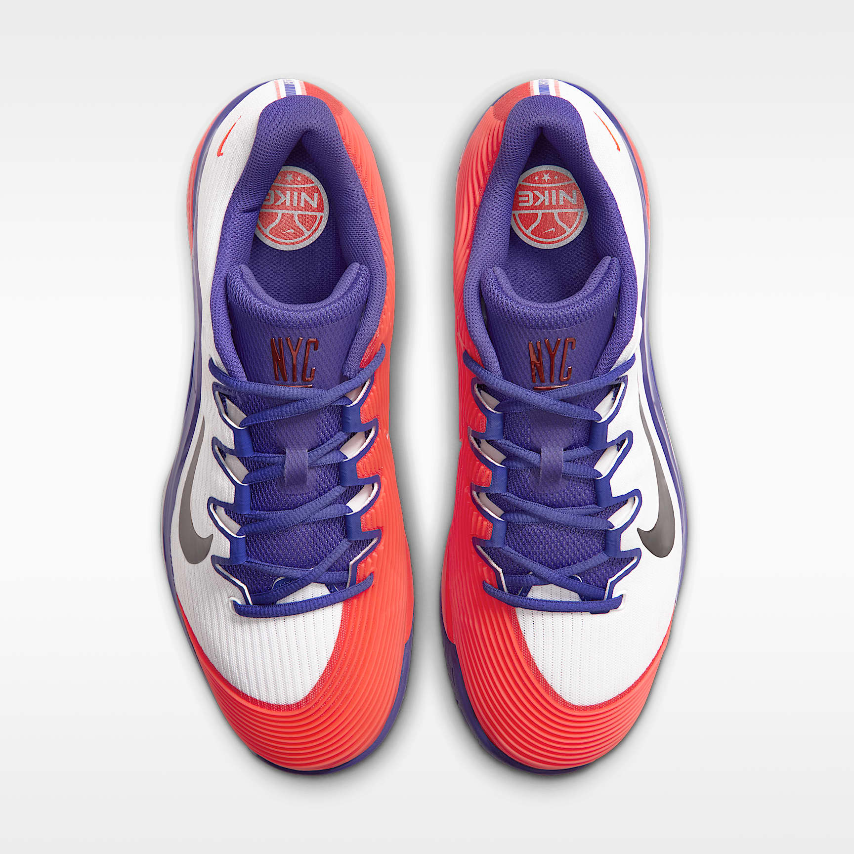 Nike Vapor 12 PRM Tennisschuhe für Clay Courts (Herren) – Weiß/Dark Concord/Bright Crimson/Burgundy Ash