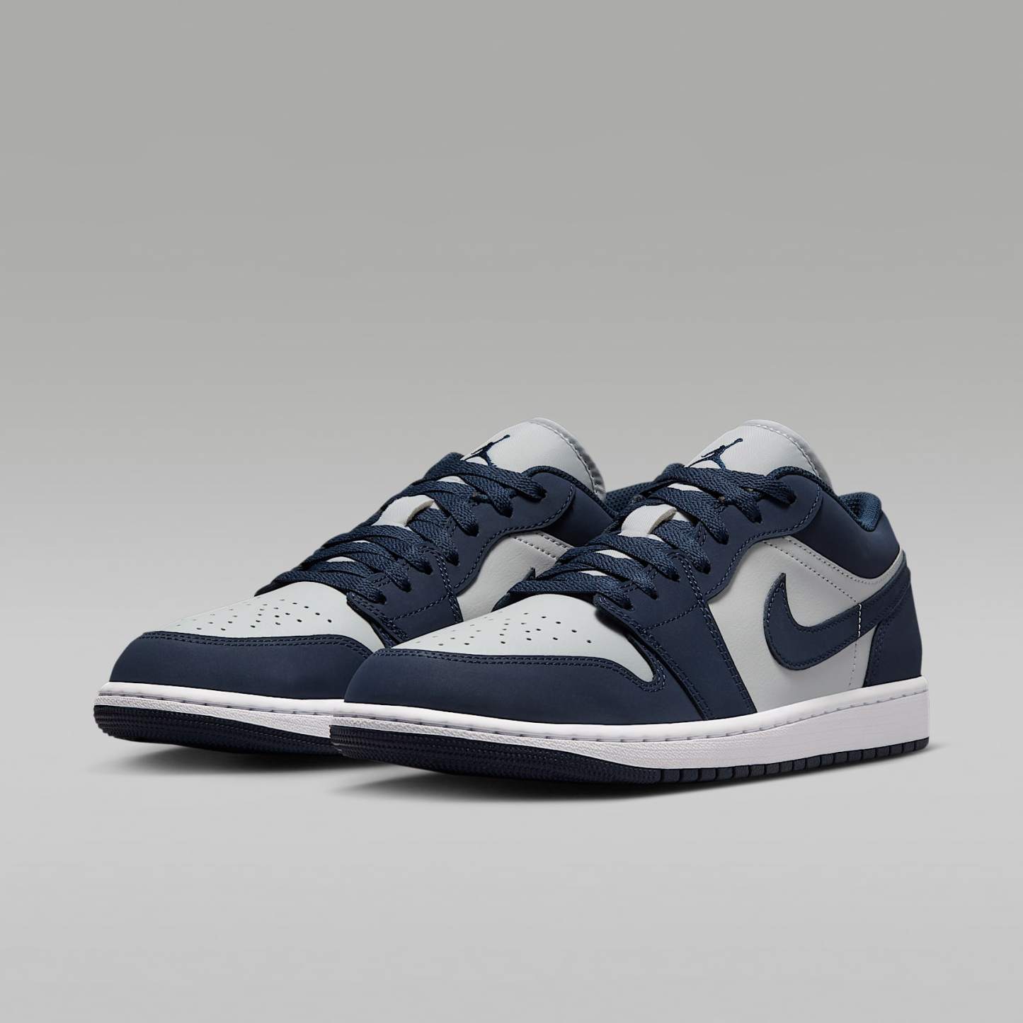 Air Jordan 1 Low Herrenschuh – Obsidian/Grey Fog/Pink Foam/Obsidian