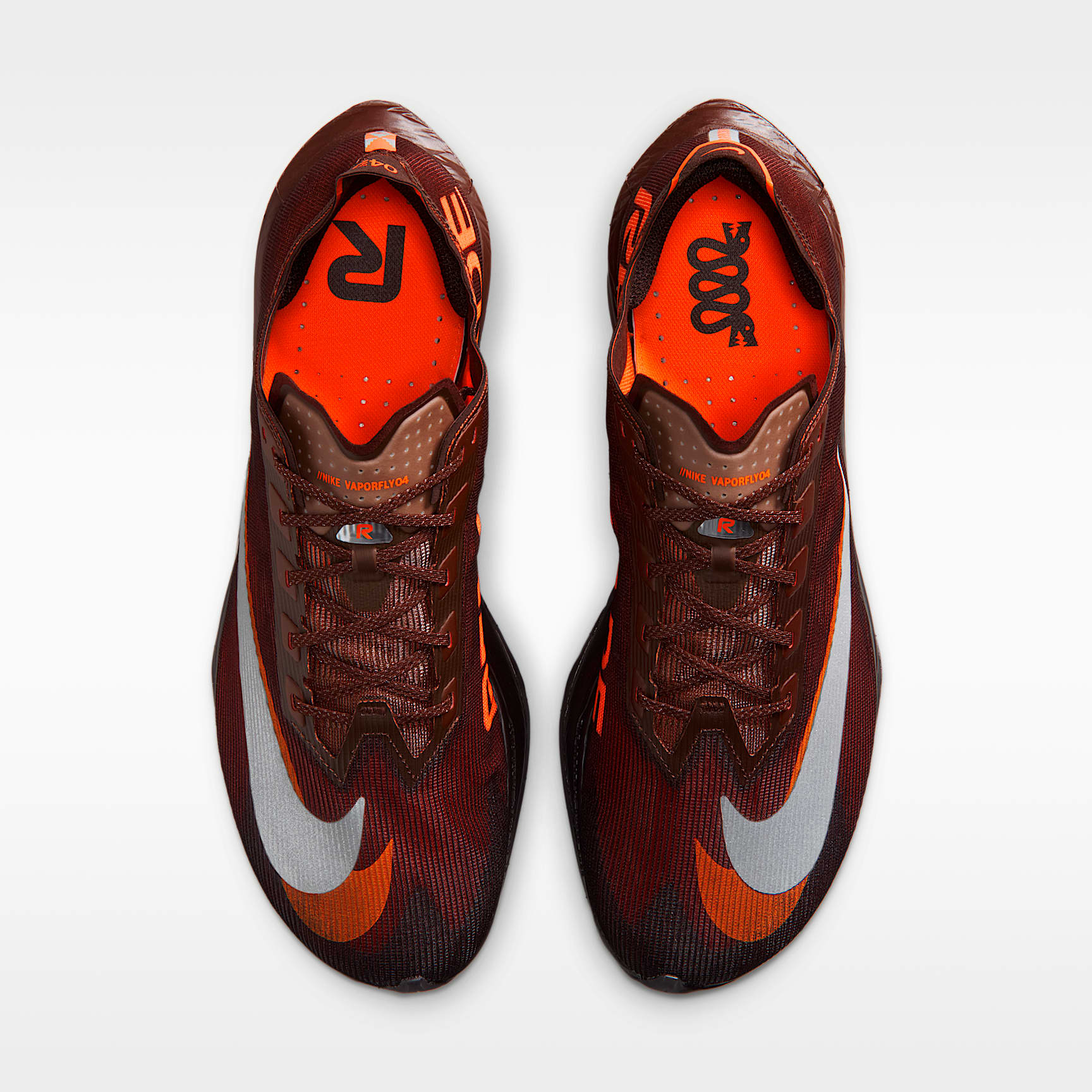 Nike Vaporfly 4 x Renegade Straßenlaufschuh für Wettkämpfe (Herren) – Brown Basalt/Bronze Eclipse/Burgundy Ash/Hyper Crimson