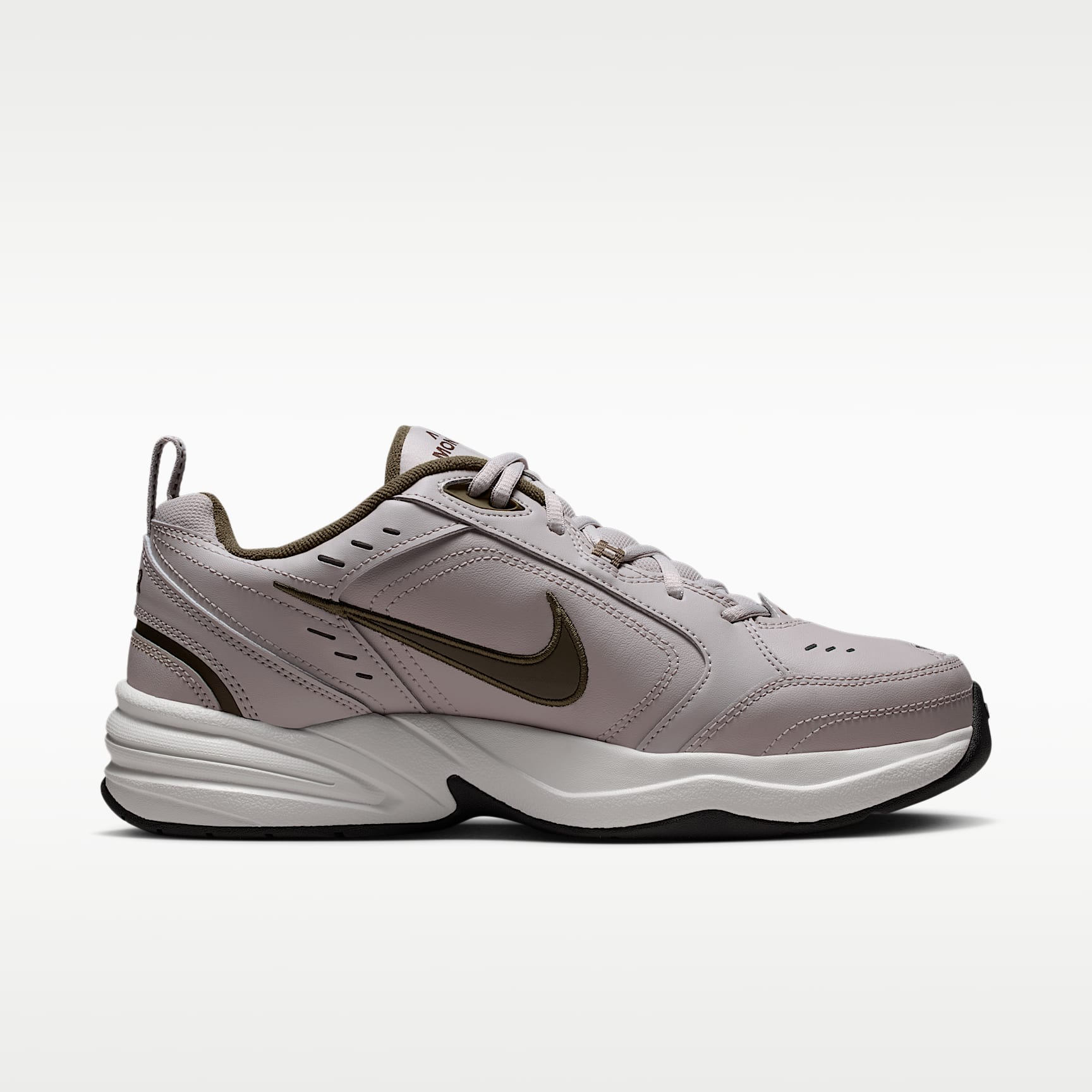 Nike Air Monarch IV Workout-Schuh für Herren – Moon Particle/Schwarz/Dark Hazel