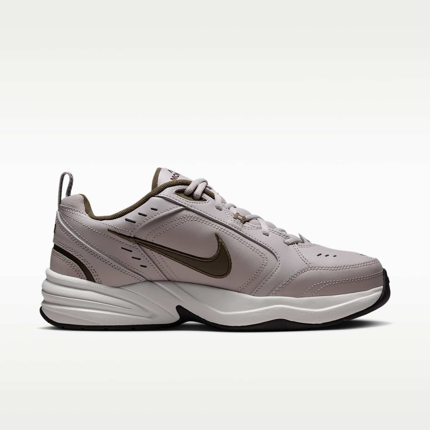 Nike Air Monarch IV Workout-Schuh für Herren – Moon Particle/Schwarz/Dark Hazel