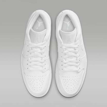Air Jordan 1 Low Herrenschuh – Weiß/Weiß/Weiß