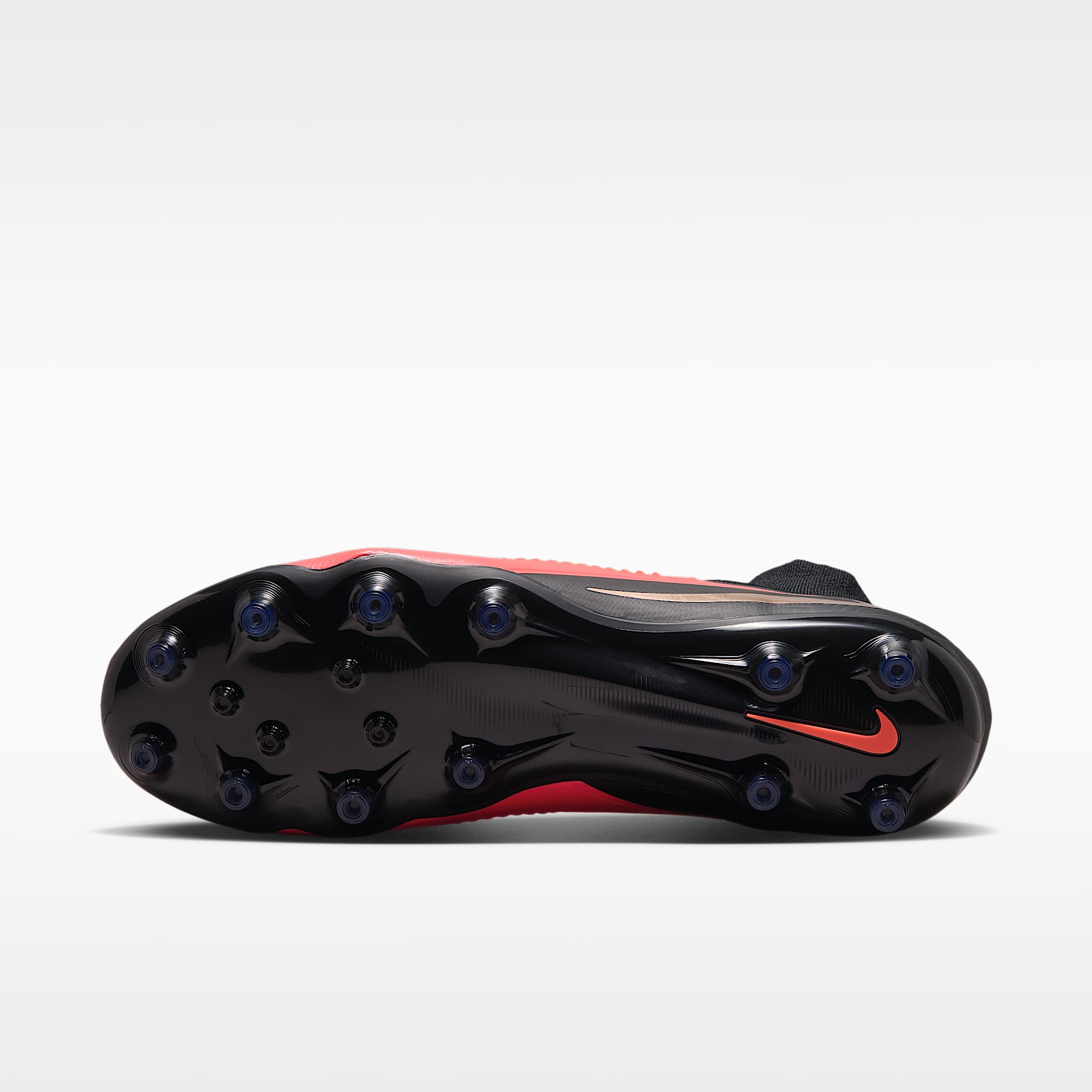 Nike Phantom 6 High Pro Fußballschuh für Kunstrasen – Bright Crimson/Schwarz/Blur