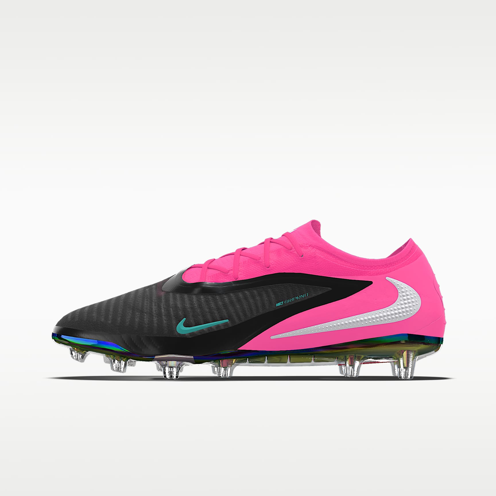 Nike Phantom 6 Low Elite By You personalisierbarer Fußballschuh für normalen Rasen – Racer Blue/Racer Blue/Multi-Color [6362298092]