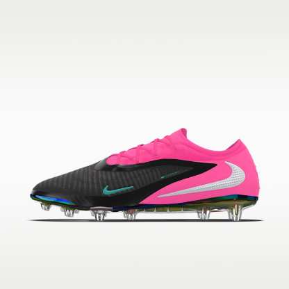 Nike Phantom 6 Low Elite By You personalisierbarer Fußballschuh für normalen Rasen – Racer Blue/Racer Blue/Multi-Color [6362298092]