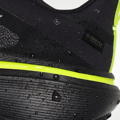 Nike Pegasus 42 GORE-TEX wasserdichter Straßenlaufschuh (Herren) – Schwarz/Lemon Venom/Metallic Dark Grey