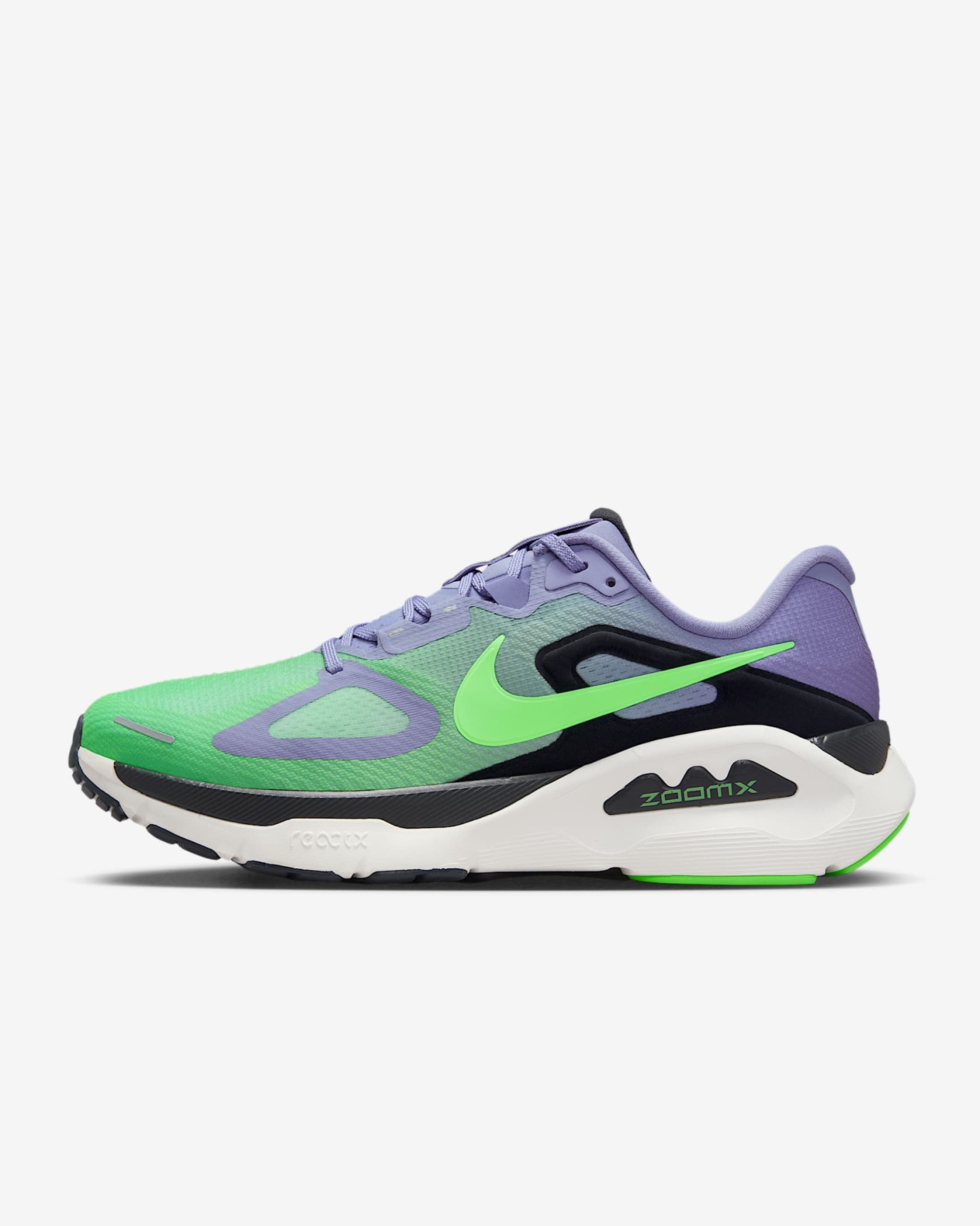 Nike Structure Plus Straßenlaufschuh (Herren) – Iron Purple/Off Noir/Sail/Voltage Green