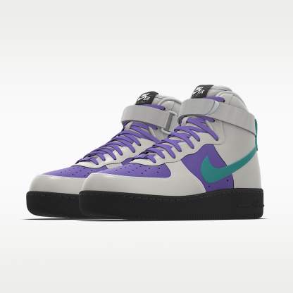 Nike Air Force 1 High By You personalisierbarer Herrenschuh – Multi-Color/Multi-Color/Multi-Color [6704988924]