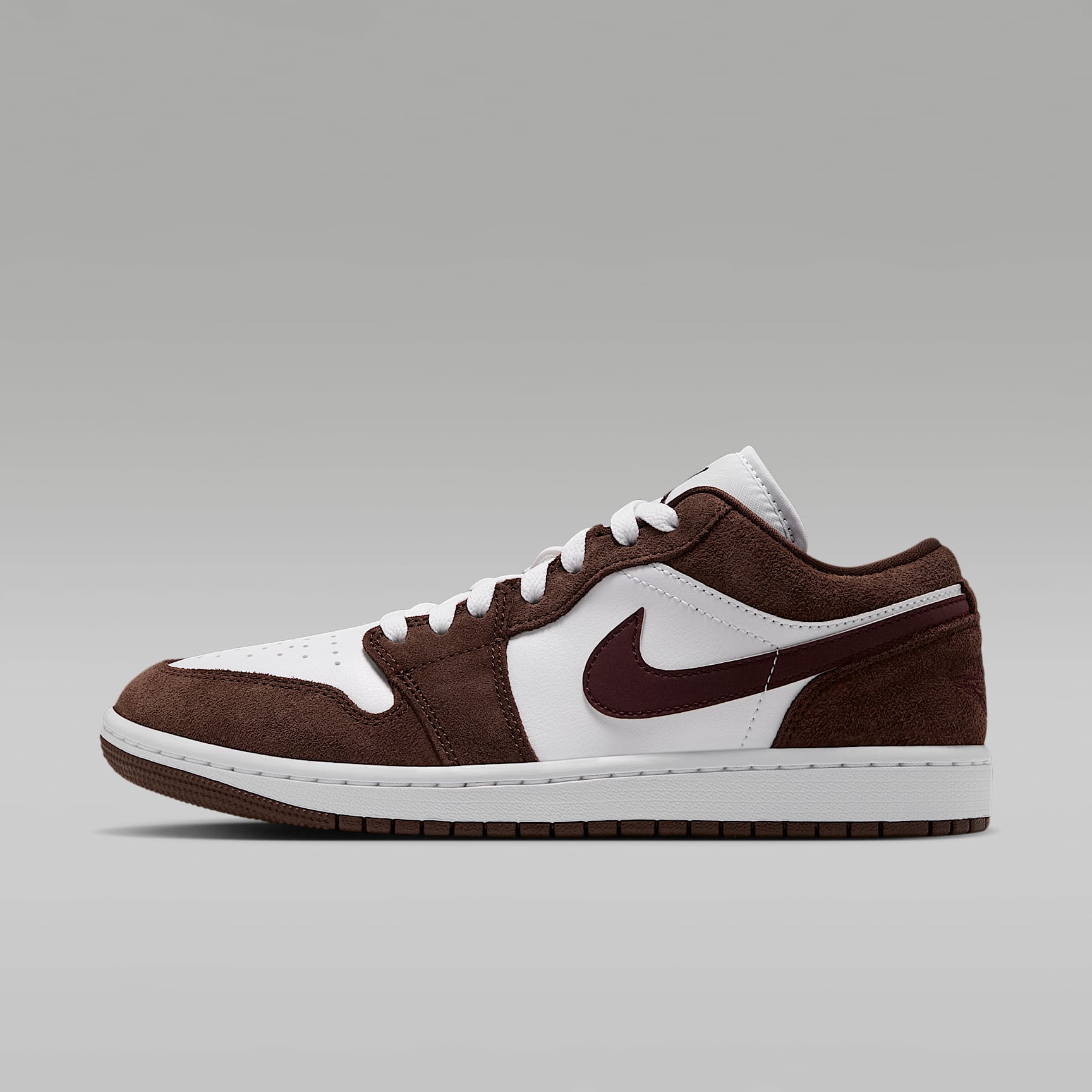 Air Jordan 1 Low Damenschuh – Cacao Wow/Weiß/Bronze Eclipse