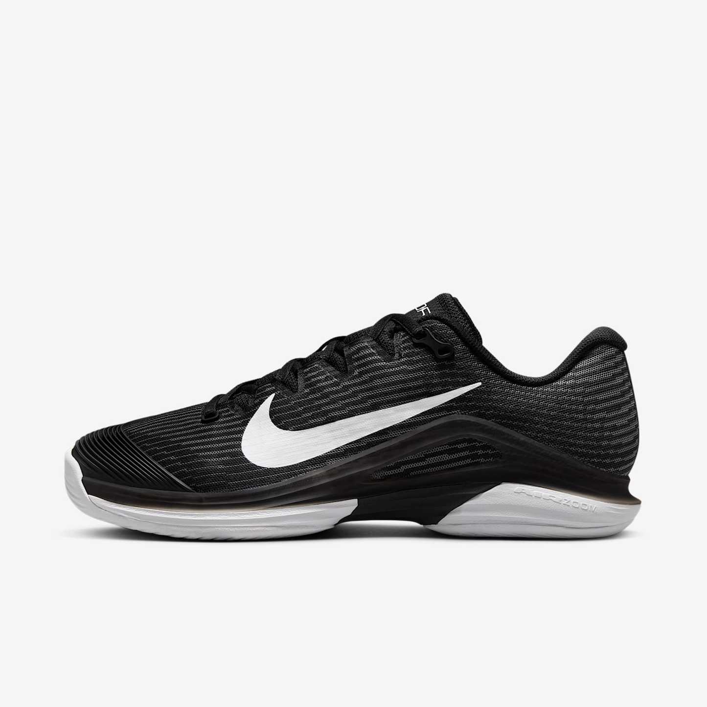 Nike Vapor 12 Tennisschuh für Hartplätze (Damen) – Schwarz/Dark Smoke Grey/Weiß