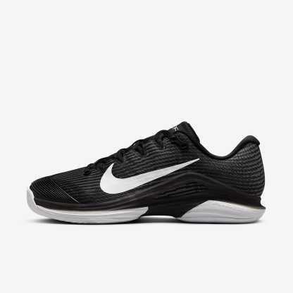 Nike Vapor 12 Tennisschuh für Hartplätze (Damen) – Schwarz/Dark Smoke Grey/Weiß