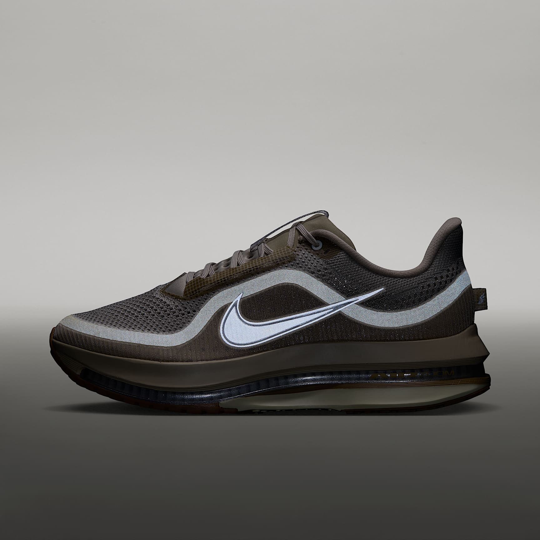Nike Pegasus Premium Straßenlaufschuh (Herren) – Desert Khaki/Light Khaki/Filbert/Metallic Silver
