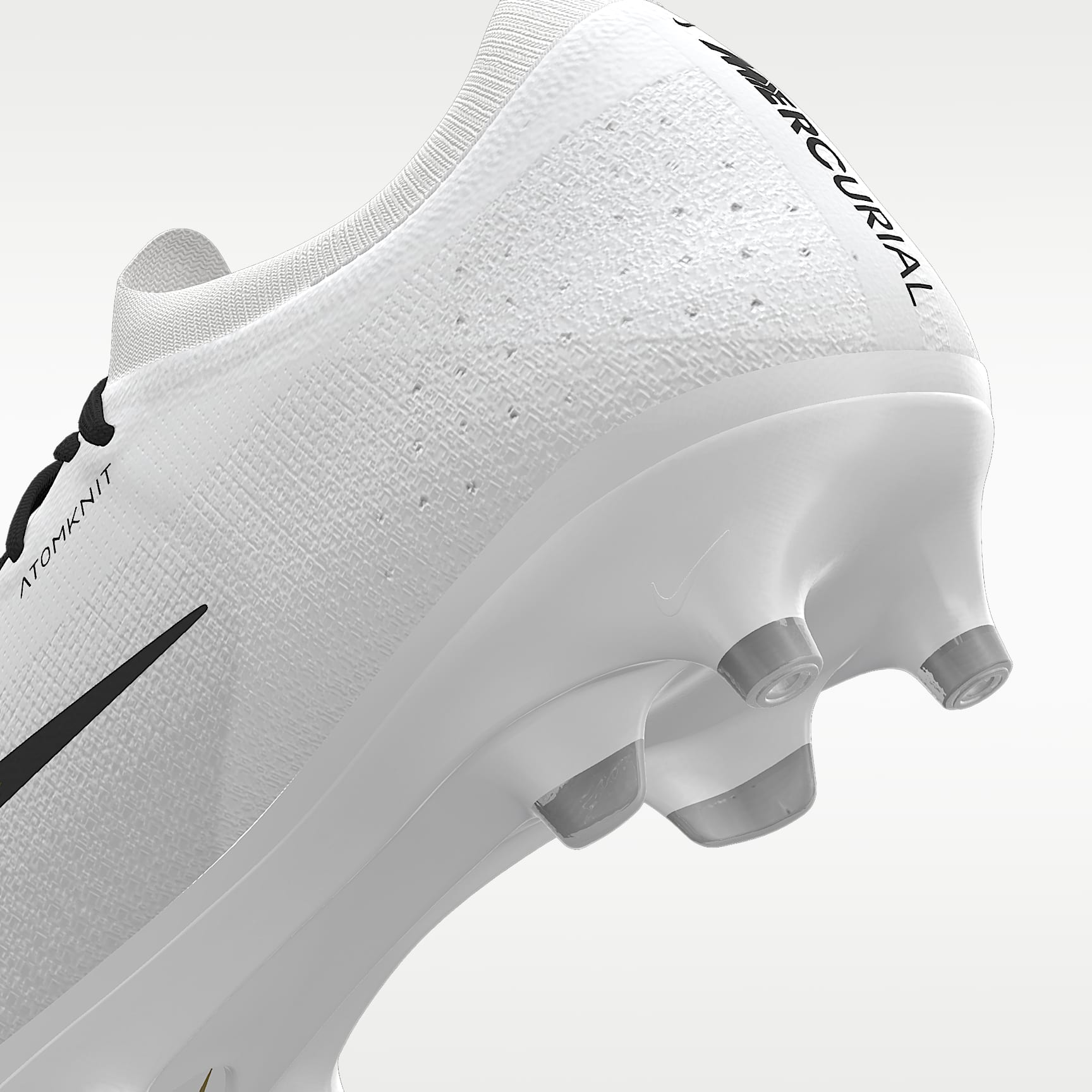 Nike Mercurial Vapor 17 Elite By You personalisierbarer Low-Top-Fußballschuh für Kunstrasen – Weiß/Weiß [3457357132]