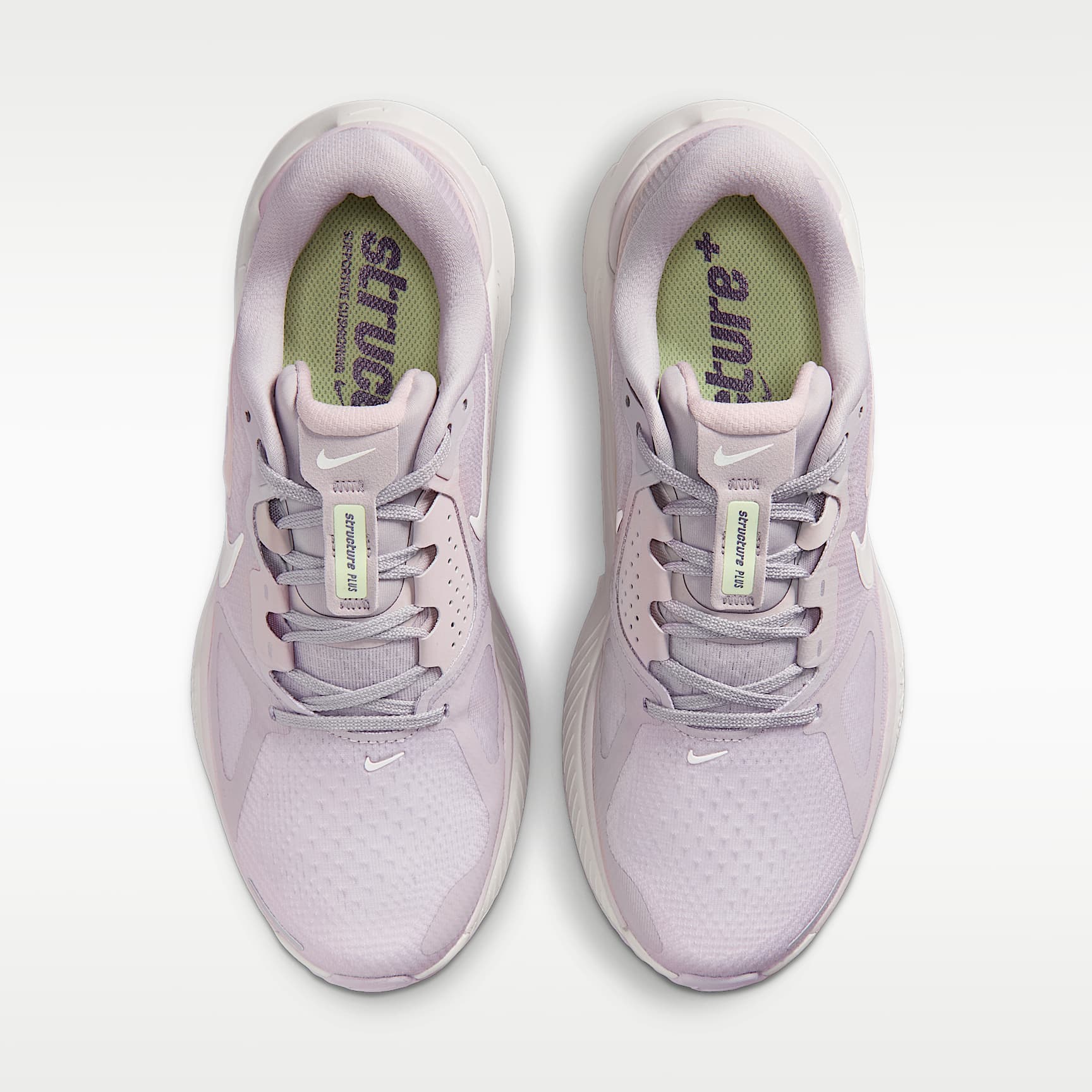 Nike Structure Plus Straßenlaufschuh (Damen) – Silver Lilac/Particle Rose/Light Bone/Sail