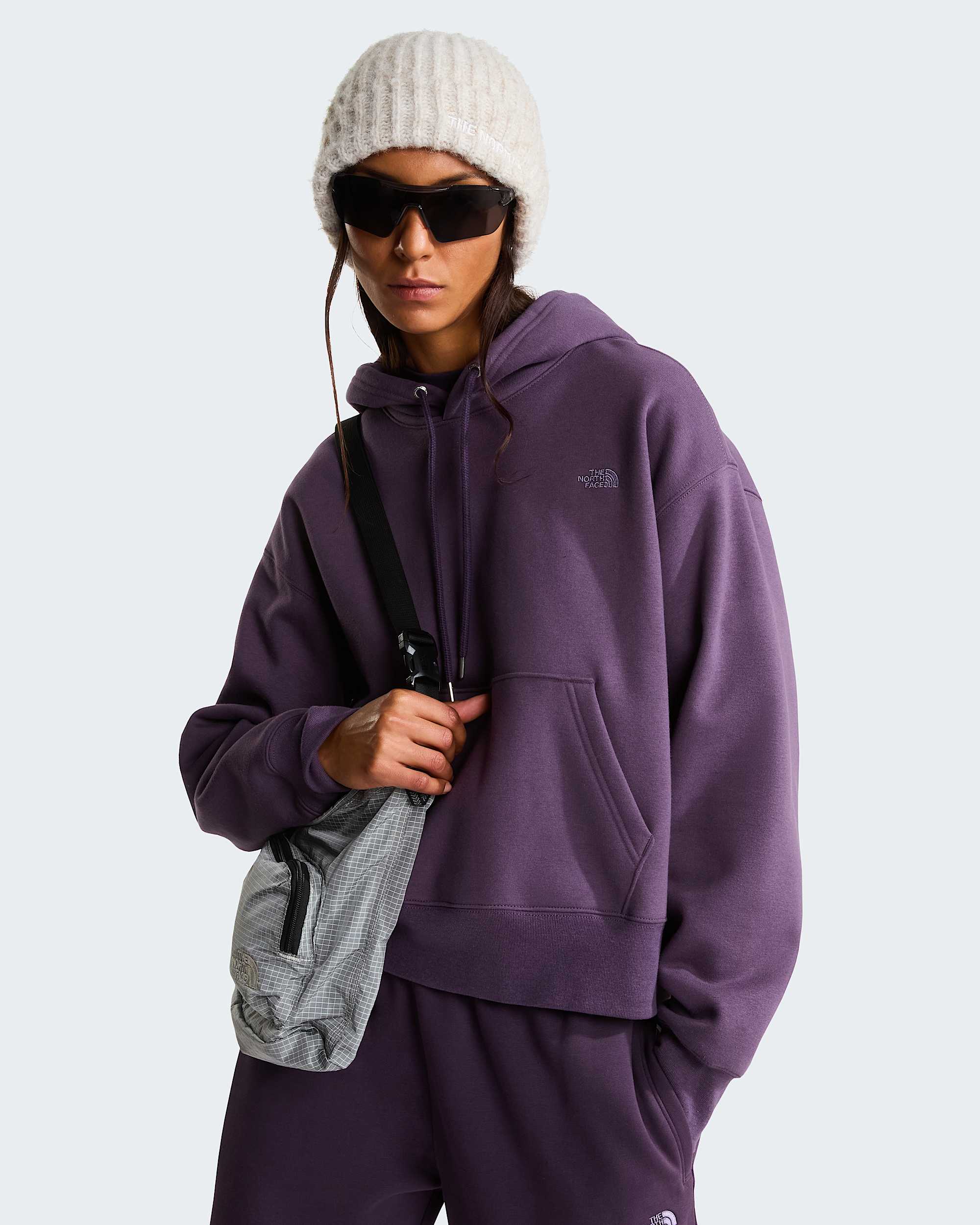 TNF™ Essential Simple Dome Boxy Oversized Hoodie Damen – Endless Dusk