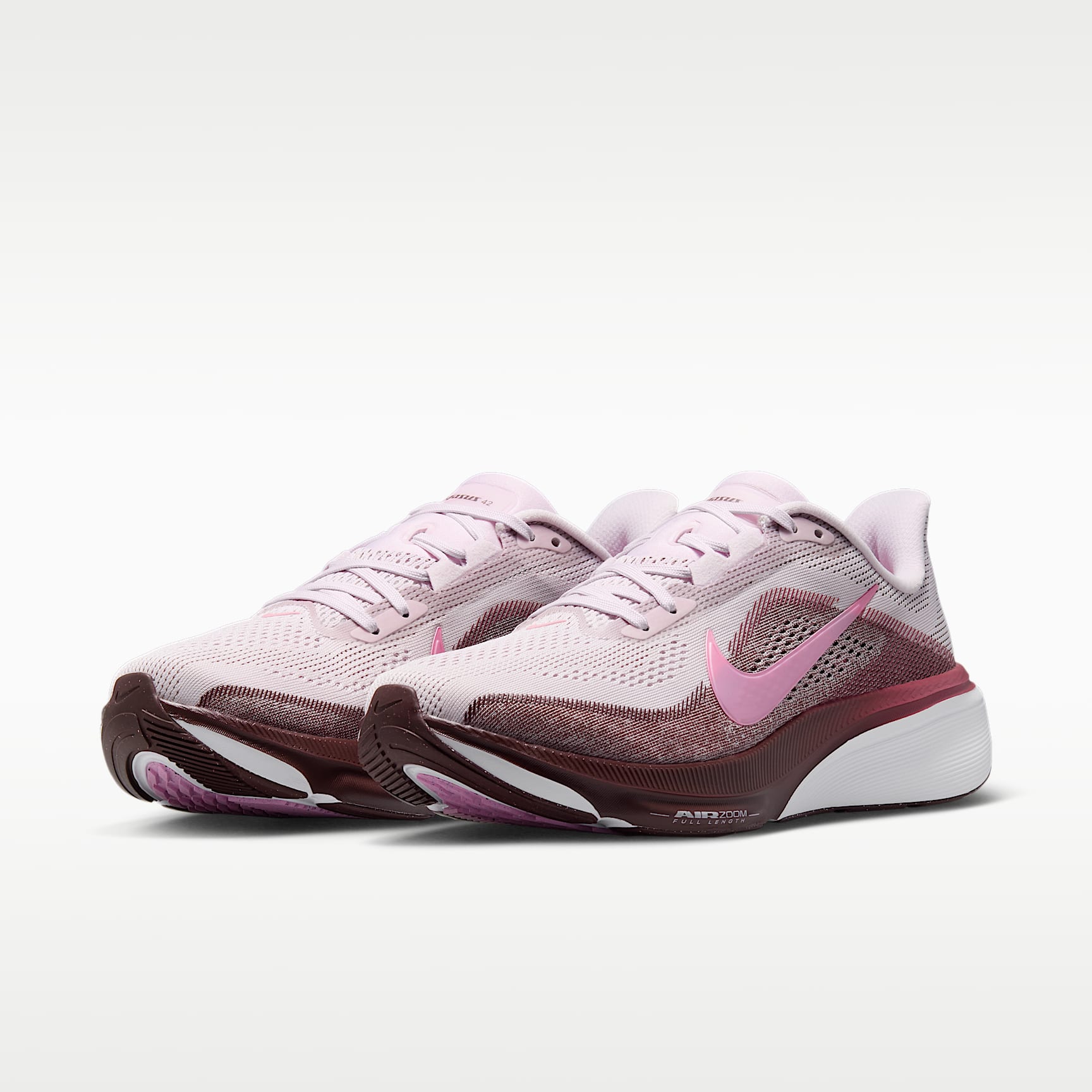 Nike Pegasus 42 Straßenlaufschuh (Damen) – Bleached Lilac/Mystic Dates/Pink Smoke/Pink Rise