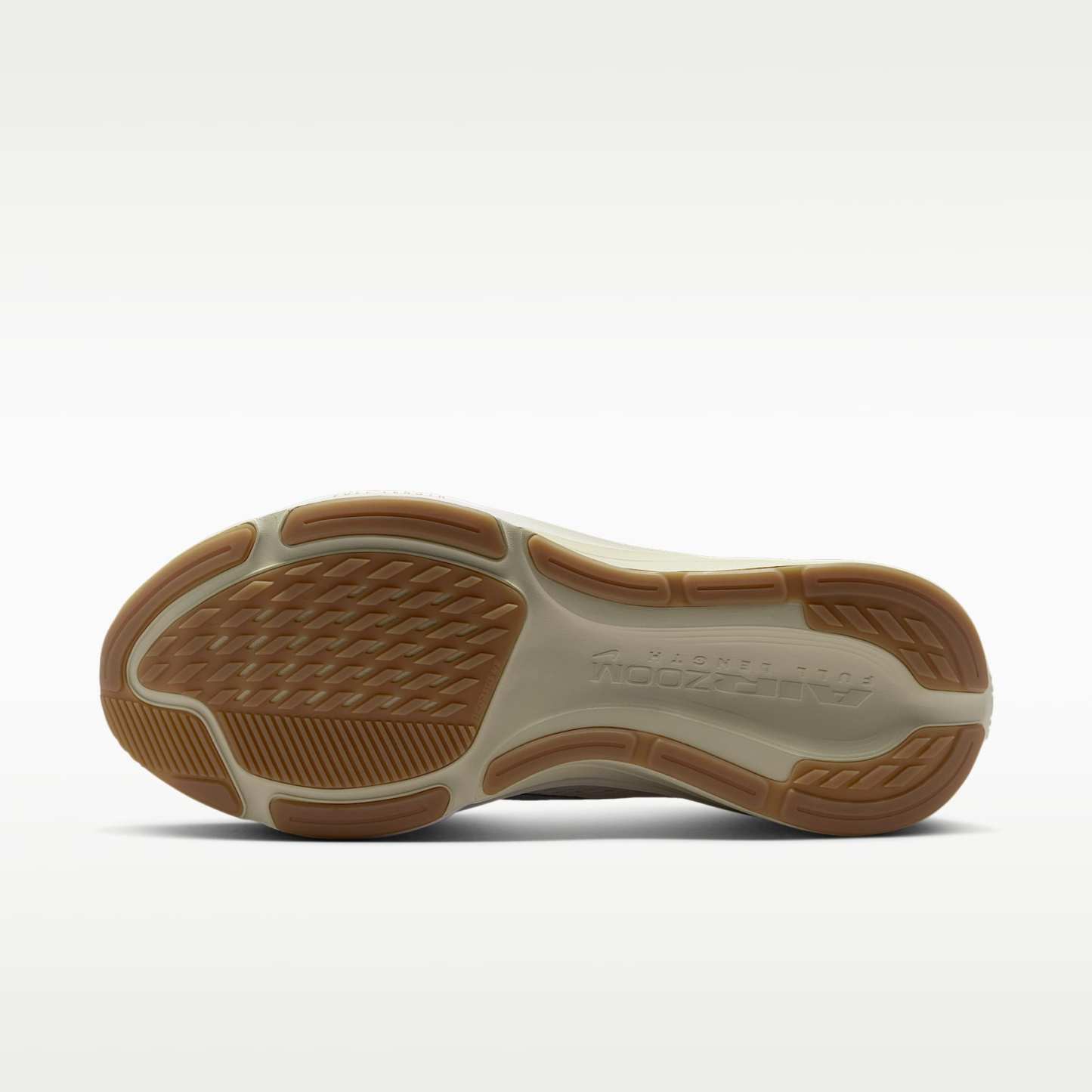 Nike Pegasus 42 Straßenlaufschuh (Herren) – Coconut Milk/Light Khaki/Gum Light Brown/Metallic Silver
