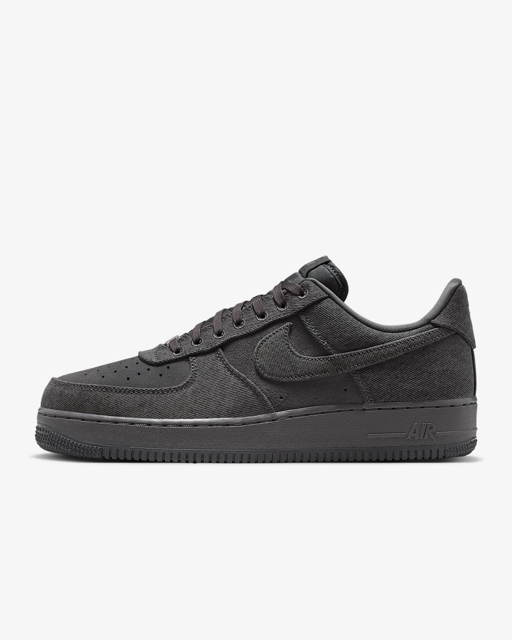 Air Force 1 '07 LV8 „Denim“ Schuh (Herren) – Anthracite/Medium Ash/Metallic Silver/Anthracite