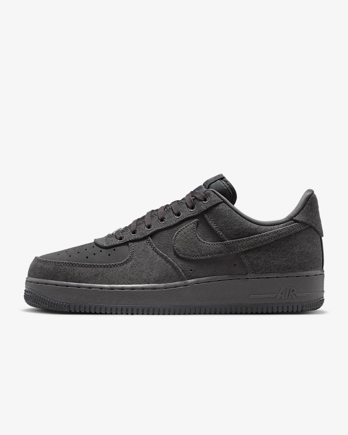 Air Force 1 '07 LV8 „Denim“ Schuh (Herren) – Anthracite/Medium Ash/Metallic Silver/Anthracite